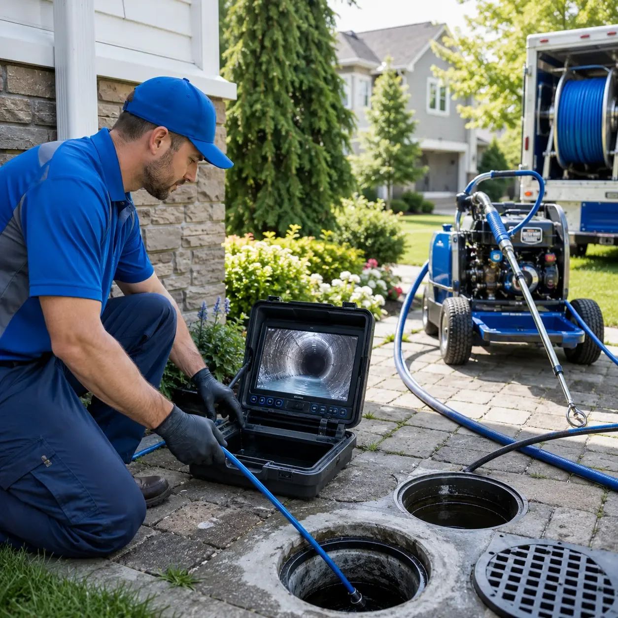 Outdoor drain cleaning professionals serving Gravelly, AR